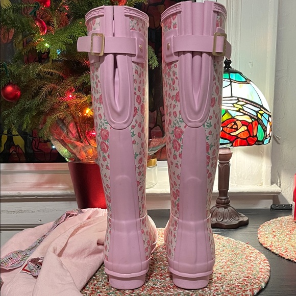 LoveShackFancy Hunter Boots Size 6 - Picture 3 of 7